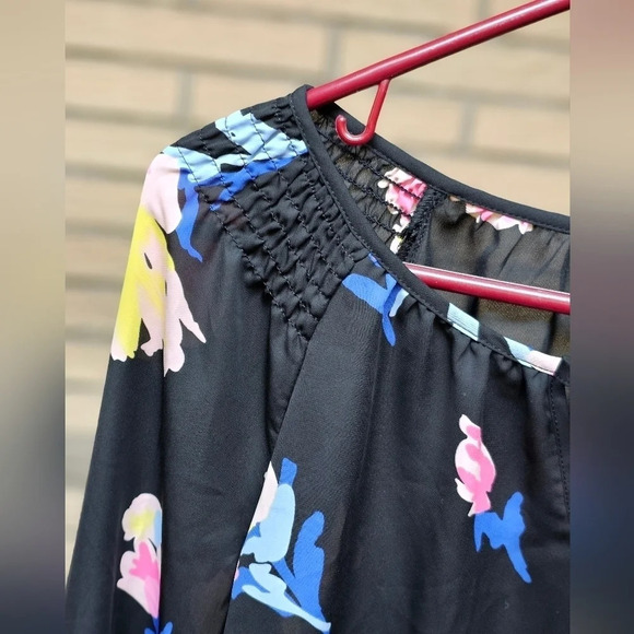 ELLE Ladies Blouse Sz M - Picture 2 of 8